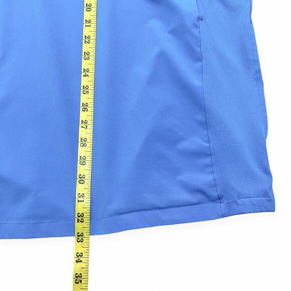 PGA Tour Golf Jacket Men XXL Quarter Zip Pullover Windbreaker Pocket Blue - Picture 9 of 9